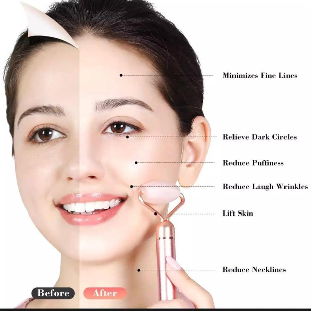 Vibrating And Massaging Jade Roller