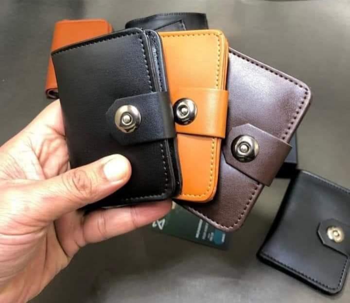 Men leather Wallet - 1 Pc in Multiple Colors