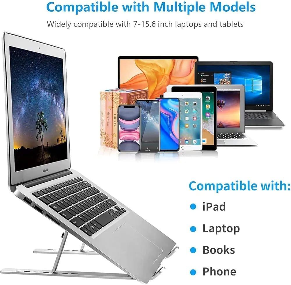 Portable Adjustable Foldable Laptop Stand Perfect for Home & Travel