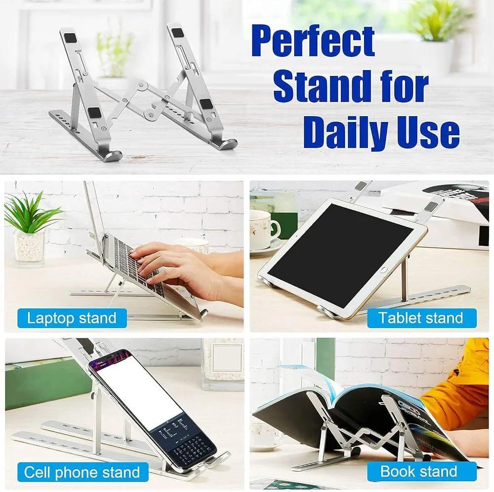 Portable Adjustable Foldable Laptop Stand Perfect for Home & Travel