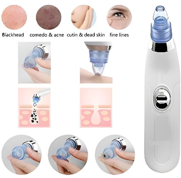 Easy To Clean Design Derma Suction Facial Cleaner