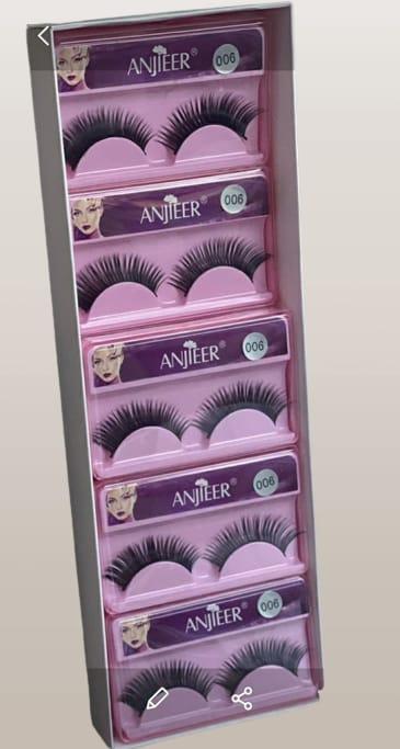 6D False Eyelashes Set Of 2
