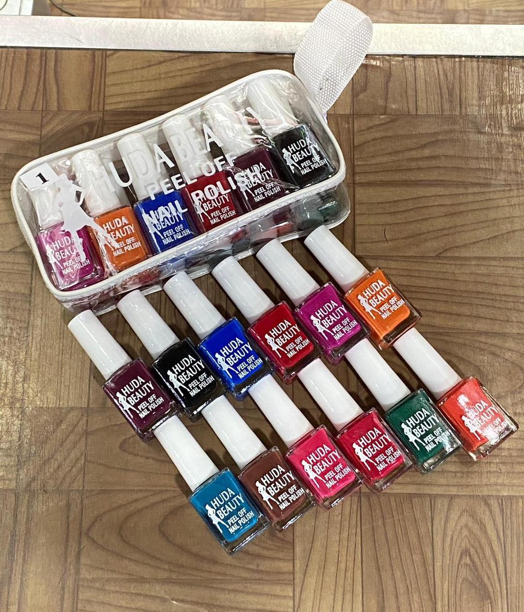 12 Pcs Quick-Drying Peel Off Nail Polish-Smooth & Even Coverage in Stunning Colors