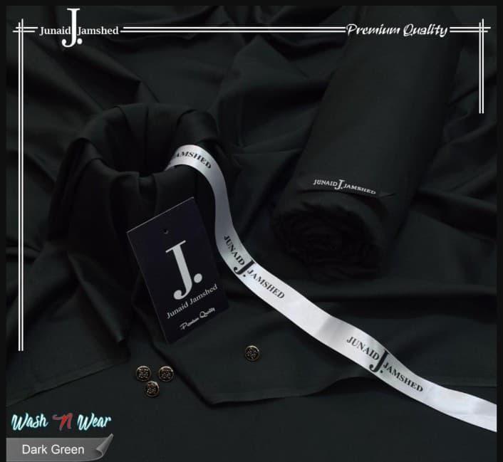 Men Unstitched Wash & Wear Plain Suit