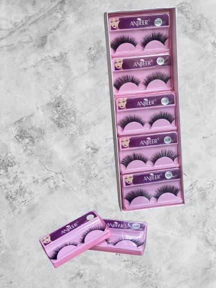 6D False Eyelashes Set Of 2