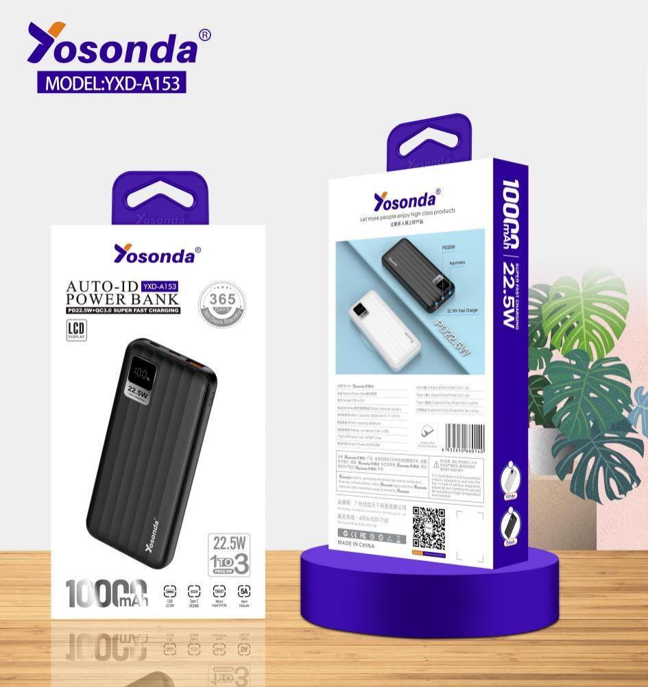 Fast Charging Portable Power Bank - 10000 mah 1 pcs