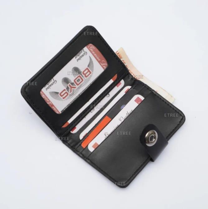 Men leather Wallet - 1 Pc in Multiple Colors