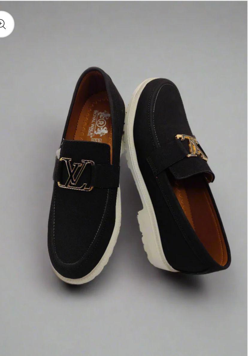 Men Casual Fabric Loafers - 1 Pcs in Classic Black